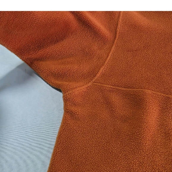 XL PATAGONIA SYNCHILLA Snap T Pullover Orange Fleece Mens XLARGE 1998 Vintage